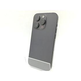 【中古】Apple au 【SIMフリー】 iPhone 14 Pro 128GB スペースブラック MPXU3J/A【熊本】保証期間1ヶ月【ランクC】