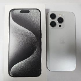 iPhone15pro 128GB ホワイトチタニウム 本体