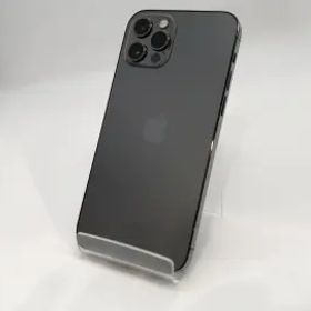 【中古】Apple SoftBank 【SIMロック解除済み】 iPhone 12 Pro 128GB グラファイト MGM53J/A【浜松駅前】保証期間１ヶ月【ランクC】