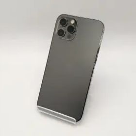 【中古】Apple au 【SIMロック解除済み】 iPhone 12 Pro 128GB グラファイト MGM53J/A【広島本通】保証期間１ヶ月【ランクC】