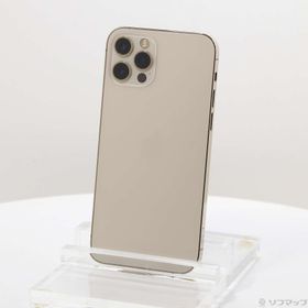 (中古)SoftBank iPhone12 Pro 128GB ゴールド MGM73J/A SoftBank(258-ud)