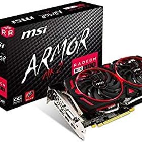 【中古】 MSI Radeon RX 580 ARMOR MK II 8G OC グラフィックスボード VD6544