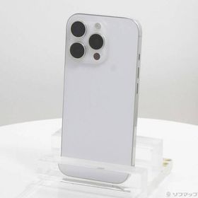 〔中古〕Apple(アップル) iPhone16 Pro 1TB ホワイトチタニウム MYN93J／A SIMフリー〔377-ud〕