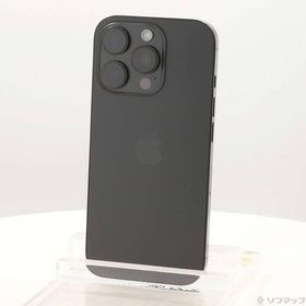 〔中古〕Apple(アップル) iPhone16 Pro 1TB ブラックチタニウム MYN83J／A SIMフリー〔198-ud〕