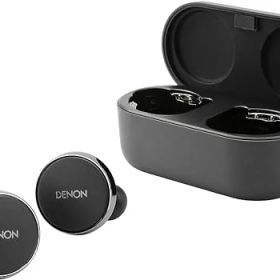 デノン Denon 完全ワイヤレスイヤホン PerL Pro AH-C15PL パーソナライズ機能/アダプティブアクティブノイズキャンセリング/マルチポイント対応/ロスレスサウンド/ワイヤレス充電対応/IPX4 防滴/マイク付き ブラック AHC15P