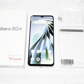 美品 ZTE Libero 5G IV A302ZT ホワイト SIMフリー