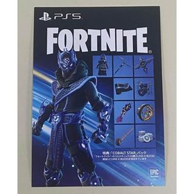 【新品】PlayStation 5 フォートナイト コード【日曜日以外即日発送】※全国レターパック送料無料