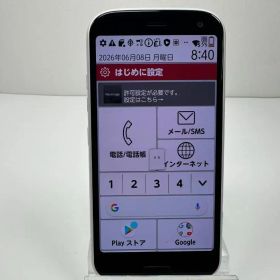 NTT docomo らくらくスマートフォン F-52B ホワイト