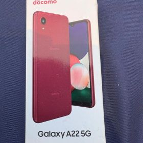 ドコモ Galaxy A22 5G レッド 新品