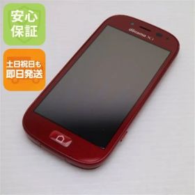 美品 F-06F らくらくスマートフォン3 レッド 即日発送 スマホ FUJITSU DoCoMo 本体 白ロム 土日祝発送OK