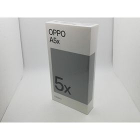 【未使用】Oppo 国内版 【SIMフリー】 OPPO A5x 4GB 128GB ホワイト【新橋烏森通り】保証期間３ヶ月