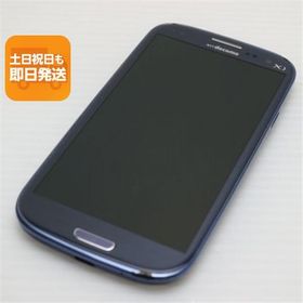 美品 SC-06D ブルー(ブラック) 即日発送 DoCoMo スマホ SAMSUNG GALAXY S III 本体 白ロム あすつく 土日祝発送OK