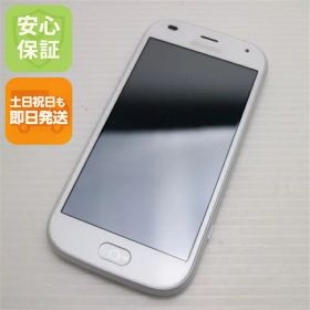 【中古】 新品同様 F-42A らくらくスマートフォン ホワイト 安心保証 即日発送 スマホ 白ロム 富士通 土日祝発送OK