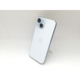 【中古】Apple 国内版 【SIMフリー】 iPhone 15 256GB ブルー MTMR3J/A【吉祥寺】保証期間１ヶ月【ランクC】