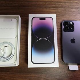 Apple iPhone 14 Pro ディープパープル 本体