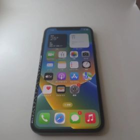 iPhone X 64GB シムフリーバッテリー74% アイフォン 225