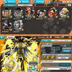 ワンピースバウンティラッシュ LVL 33 - HB 4 - 3 EX META MAX - KIZARU MAX - SATURN MAX - ROGER MAX - SUPPORT 153 - BR1462