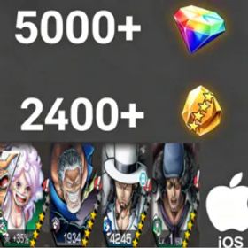 ワンピースバウンティラッシュ Bonney+Garp+Lucci+Kuzan💎5000+✨2400+