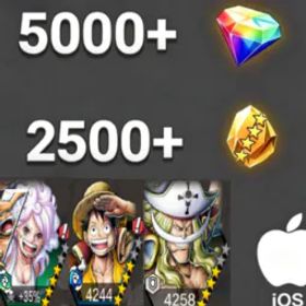 ワンピースバウンティラッシュ Bonney+DreamLuffy+Newgate💎5000+✨2500+