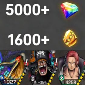 ワンピースバウンティラッシュ MarcusMars+Teach+Shanks(Green) 💎5000+✨1600+