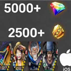 ワンピースバウンティラッシュ MarcusMars+DreamLuffy+Garp+Kuzan+💎5000+✨2500+