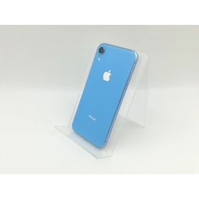 【中古】Apple SoftBank 【SIMロック解除済み】 iPhone XR 64GB ブルー MT0E2J/A【福岡筑紫】保証期間1ヶ月【ランクA】