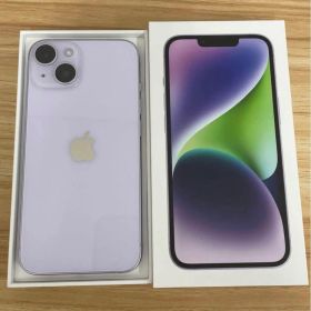美品 iPhone14 128GB パープル 箱あり