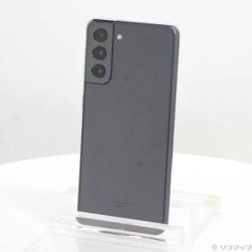 【中古】SAMSUNG(サムスン) Galaxy S21 5G 256GB ファントムグレー SCG09 auロック解除SIMフリー 【348-ud】