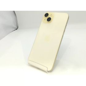 【中古】Apple au 【SIMフリー】 iPhone 15 Plus 256GB イエロー MU0J3J/A【OSU301】保証期間1ヶ月【ランクA】