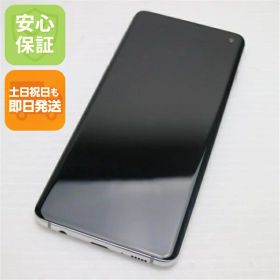 【中古】 超美品 SC-03L Galaxy S10 プリズムホワイト スマホ 本体 白ロム 中古 土日祝発送OK