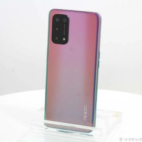 【中古】OPPO(オッポ) OPPO A54 5G 64GB ファンタスティックパープル OPG02 auロック解除SIMフリー 【348-ud】