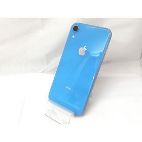 【中古】Apple au 【SIMロック解除済み】 iPhone XR 64GB ブルー MT0E2J/A【戸塚】保証期間１ヶ月【ランクB】