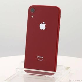 〔中古〕Apple(アップル) iPhoneXR 64GB プロダクトレッド MT062J／A SIMフリー〔262-ud〕