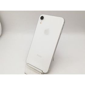 【中古】Apple 国内版 【SIMフリー】 iPhone XR 64GB ホワイト MH6V3J/A（後期型番）【アリオ倉敷】保証期間１週間【ランクC】