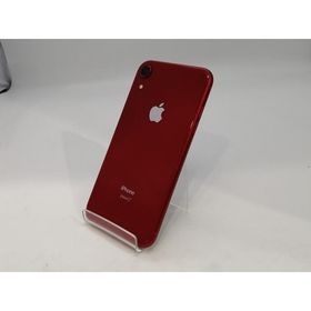 【中古】Apple au 【SIMロック解除済み】 iPhone XR 128GB (PRODUCT)RED MT0N2J/A【浜松駅前】保証期間１ヶ月【ランクB】