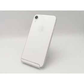 【中古】Apple au 【SIMロック解除済み】 iPhone XR 64GB ホワイト MT032J/A【広島本通】保証期間１ヶ月【ランクC】