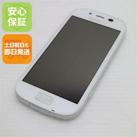 【中古】 美品 F-06F らくらくスマートフォン3 ホワイト 安心保証 即日発送 スマホ FUJITSU DoCoMo 本体 白ロム 土日祝発送OK