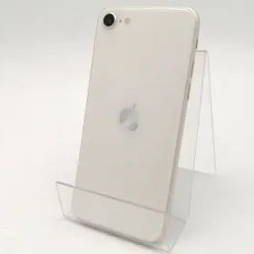 【中古】Apple au 【SIMフリー】 iPhone SE（第3世代） 128GB スターライト MMYG3J/A【ECセンター】保証期間１ヶ月【ランクC】