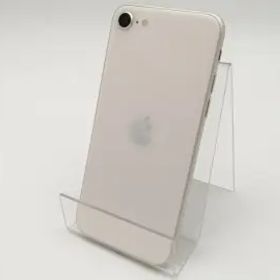 【中古】Apple au 【SIMフリー】 iPhone SE（第3世代） 128GB スターライト MMYG3J/A【ECセンター】保証期間１ヶ月【ランクC】