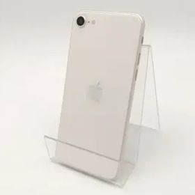【中古】Apple au 【SIMフリー】 iPhone SE（第3世代） 128GB スターライト MMYG3J/A【ECセンター】保証期間１ヶ月【ランクC】