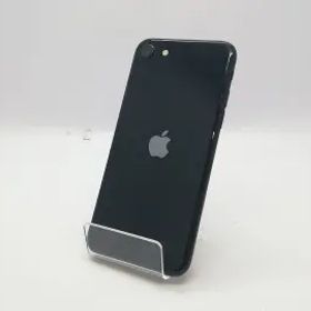 【中古】Apple au 【SIMフリー】 iPhone SE（第3世代） 64GB ミッドナイト MMYC3J/A【立川フロム中武】保証期間１ヶ月【ランクC】