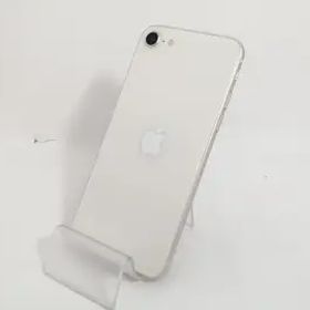 【中古】Apple au 【SIMフリー】 iPhone SE（第3世代） 64GB スターライト MMYD3J/A【新宿】保証期間１ヶ月【ランクC】