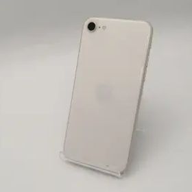 【中古】Apple au 【SIMフリー】 iPhone SE（第3世代） 128GB スターライト MMYG3J/A【広島本通】保証期間１ヶ月【ランクC】