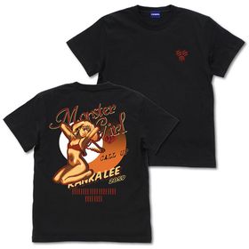 マクロスFrontier ノーズアートランカ Tシャツ/BLACK-XL