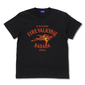 マクロス7 VF-19改 エクスカリバー 熱気バサラスペシャル Tシャツ/BLACK-L