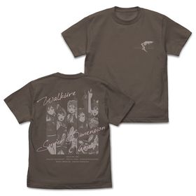 マクロスΔ We’re ワルキューレ Tシャツ/CHARCOAL-XL