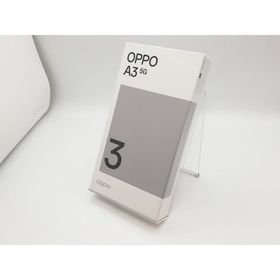 【未使用】Oppo ymobile 【SIMフリー】 OPPO A3 5G 4GB 128GB パープル【アリオ倉敷】保証期間３ヶ月