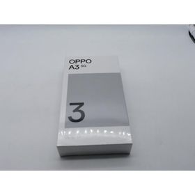 【未使用】Oppo ymobile 【SIMフリー】 OPPO A3 5G 4GB 128GB ブラック【OSU301】保証期間３ヶ月