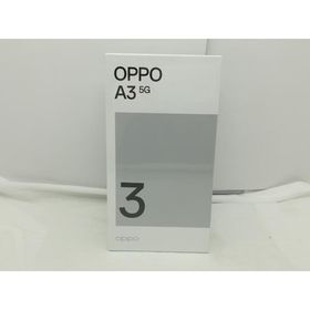 【未使用】Oppo ymobile 【SIMフリー】 OPPO A3 5G 4GB 128GB ブラック【川崎】保証期間３ヶ月