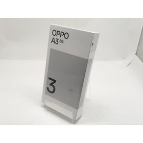 【未使用】Oppo ymobile 【SIMフリー】 OPPO A3 5G 4GB 128GB ブラック【宇田川】保証期間３ヶ月